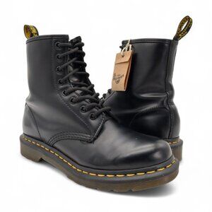 Dr. Martens Women's Size 8 1460 Bex Pisa Black Leather Lace Up Ankle Boots